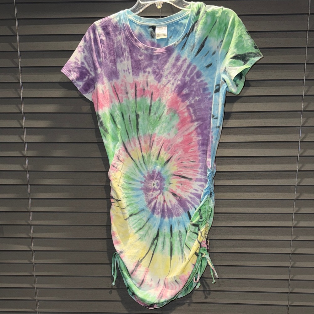 PINK Victoria's Secret Tie-Dye Dress - Purple, Green, Pink, Yellow